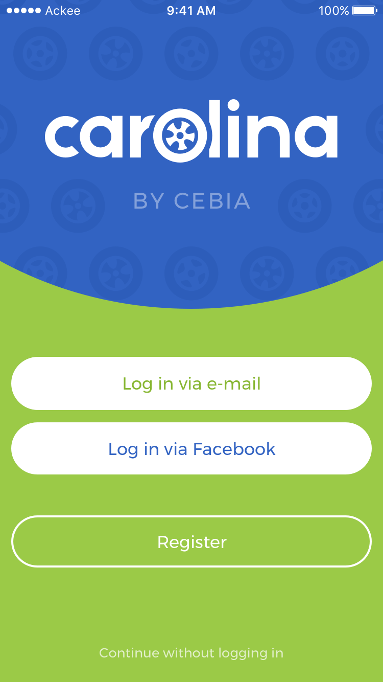 Carolina-App entwickelt von Ackee